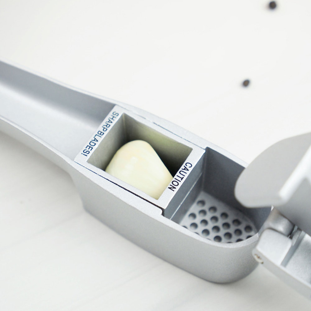 Garlic Press And Garlic Slicer Easy Clean Kitchen Tool 2