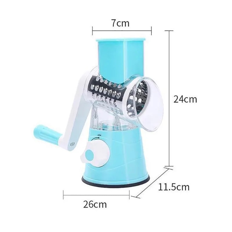 Manual Vegetable Slicer And Rotary Cheese Grater 3