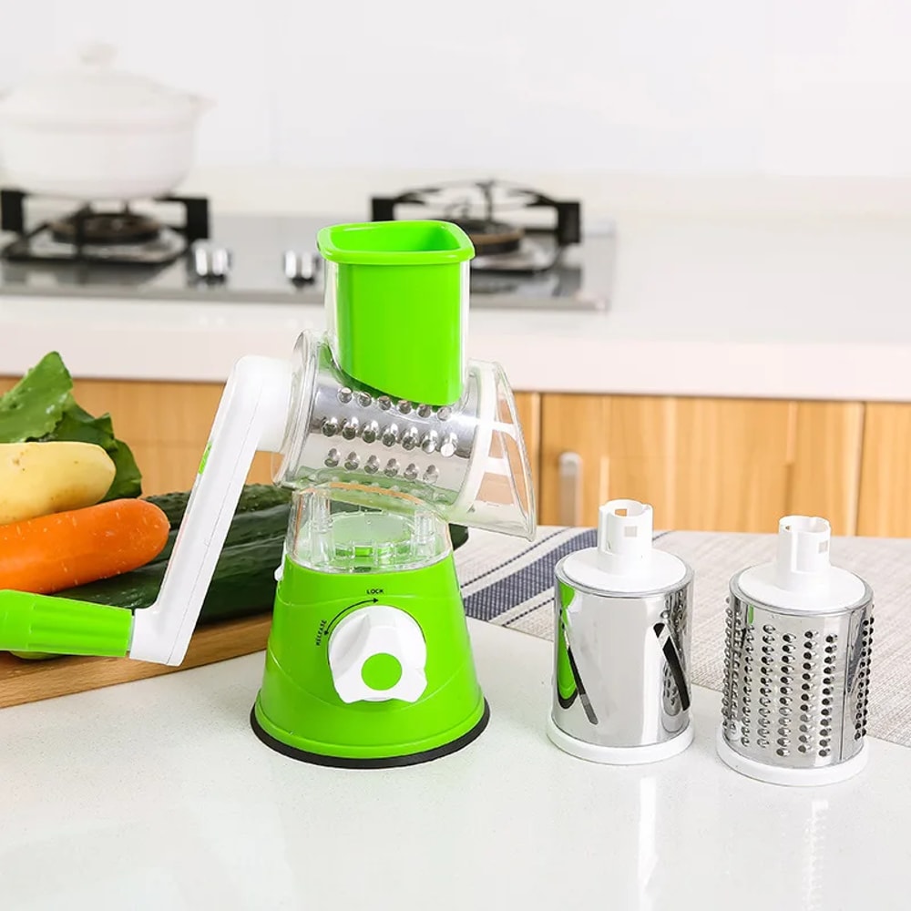 Manual Vegetable Slicer And Rotary Cheese Grater 8