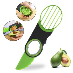 avocado slicer and pitter tool for easy peeling