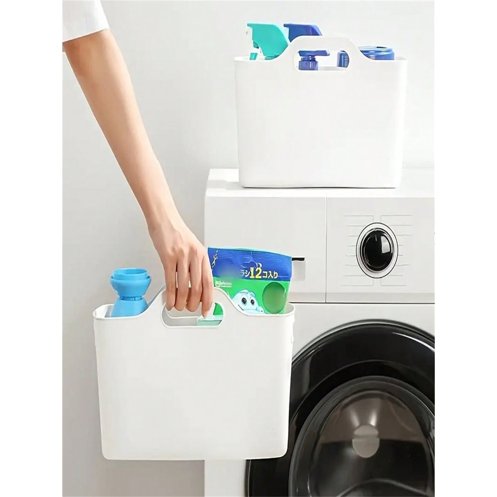 Under Sink Cleaning Supplies Organizer Basket For Home Storage 3
