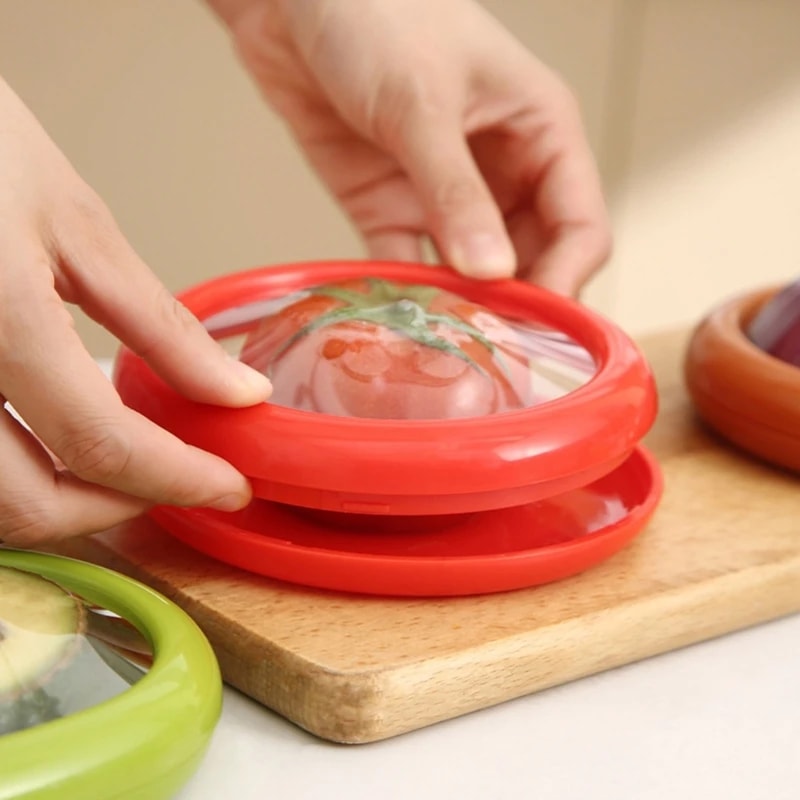 Fresh Keeping Container For Avocado Lemon Onion And Tomato Storage 2