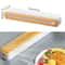 Plastic Wrap Foil Dispenser With Slide Cutter Durable Kitchen Organizer 2