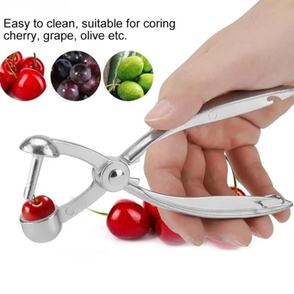 Cherry Pitter and Olive Corer Tool for Easy Seed Removal