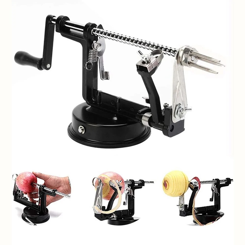 Stainless Steel Apple Peeler And Slicer Hand Cranked Fruit Corer Cutter 2