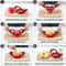 Apple Slicer & Corer Ultra Sharp Stainless Steel Cutter for Fruit, Mango, and Apple Divider