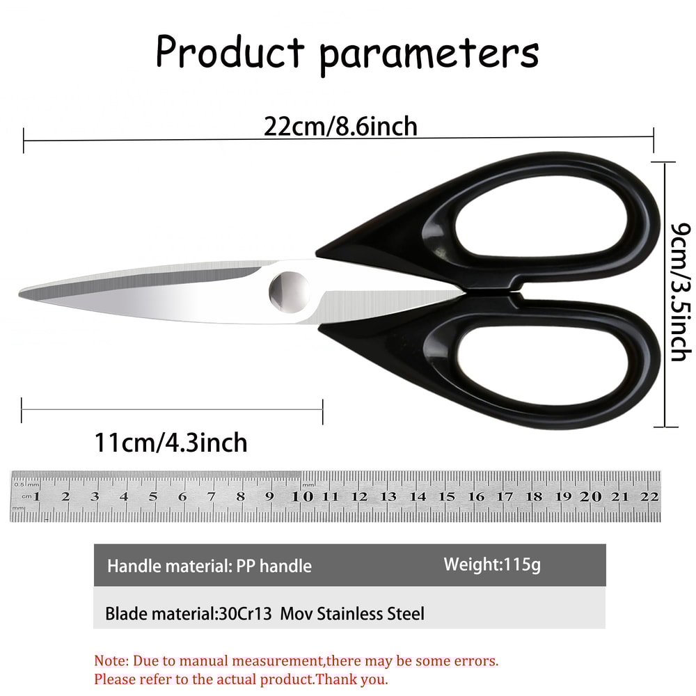 Heavy Duty Kitchen Scissors for Chicken Bone Fish Meat Cutting