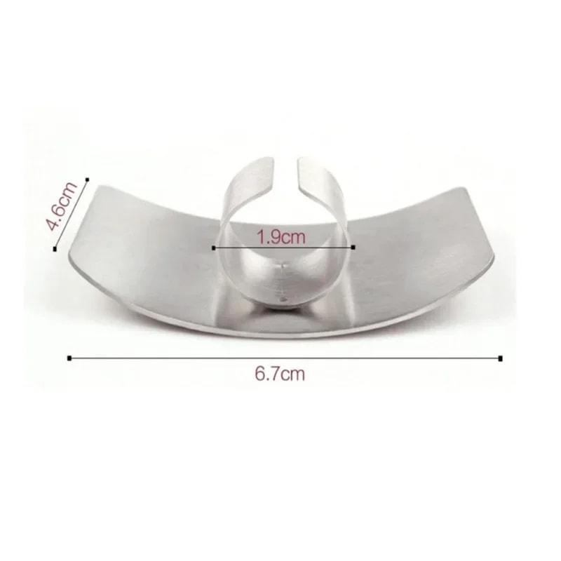 Stainless Steel Finger Guard for Safe Cutting Knife Protector Kitchen Tool