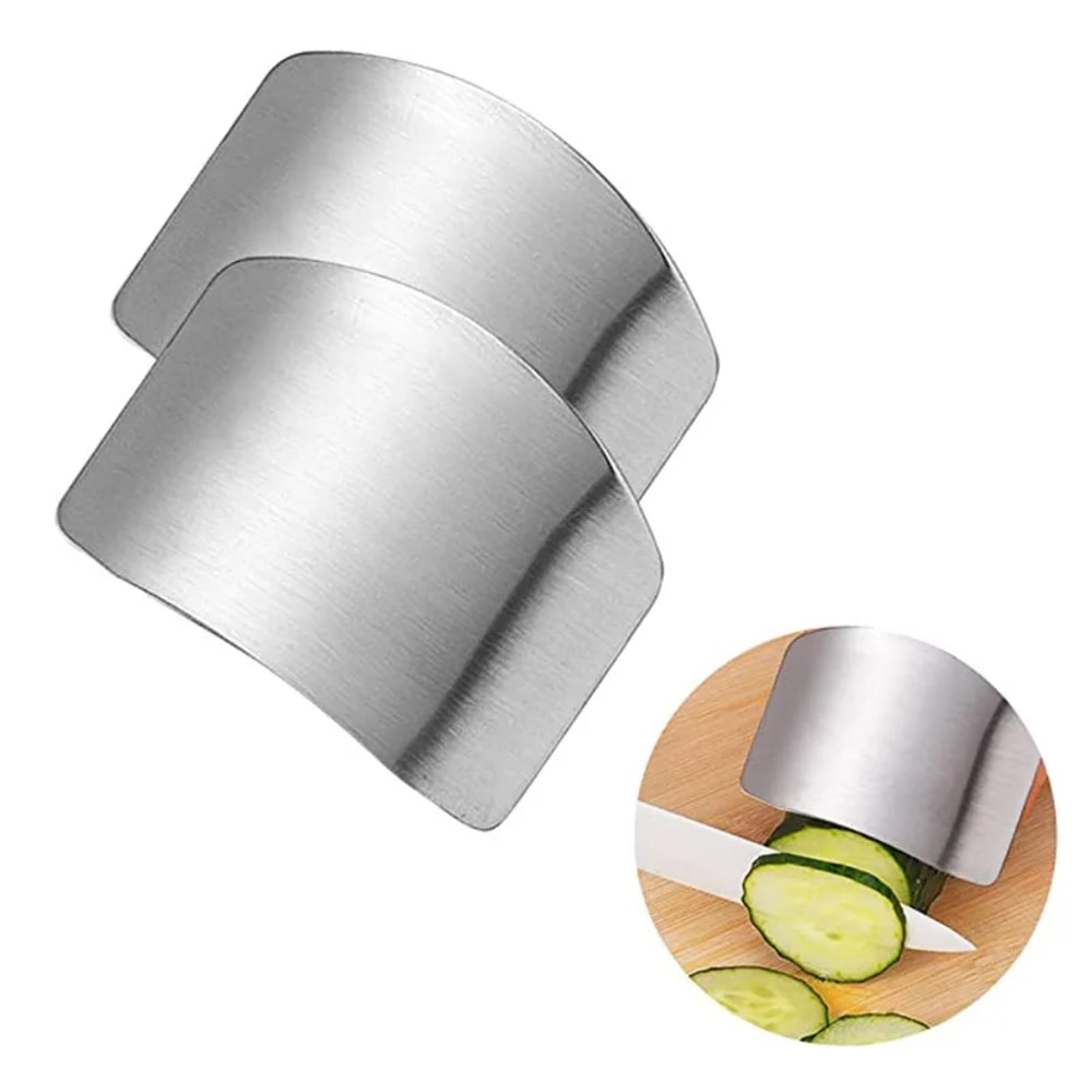Stainless Steel Finger Guard for Safe Cutting Knife Protector Kitchen Tool