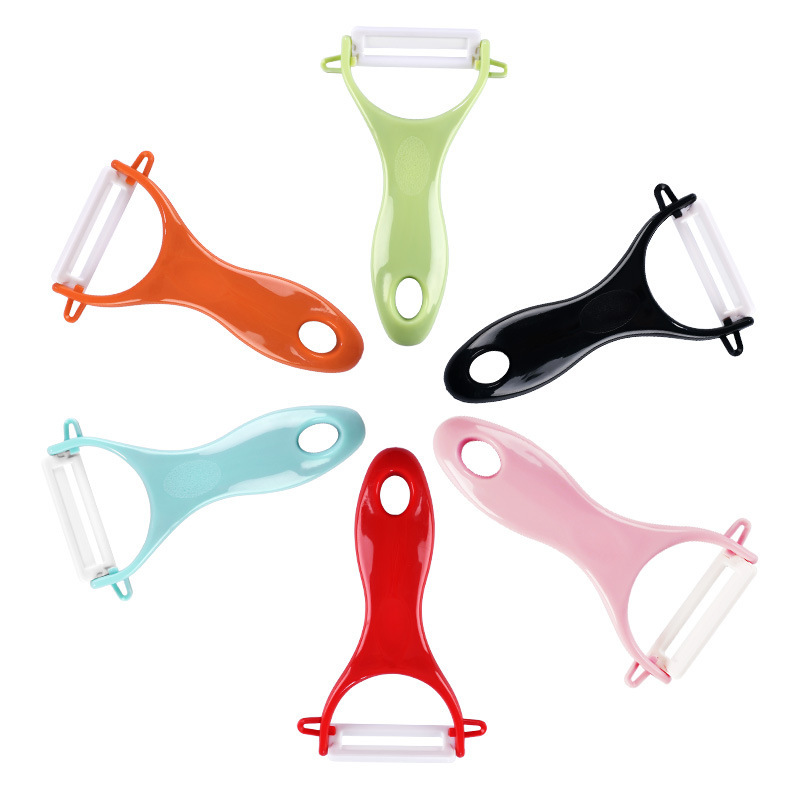 Ceramic Blade Vegetable Peeler Ergonomic Kitchen Tool For Potatoes Carrots Fruits 0