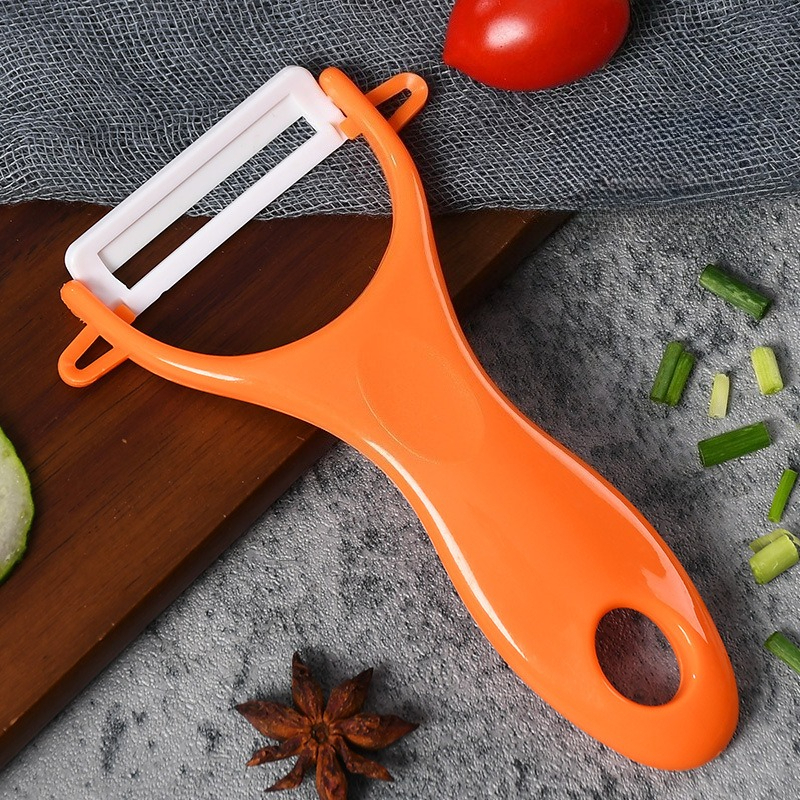 Ceramic Blade Vegetable Peeler Ergonomic Kitchen Tool For Potatoes Carrots Fruits 2