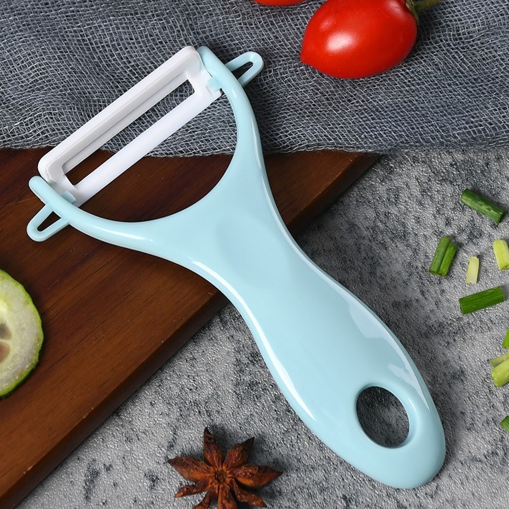 Ceramic Blade Vegetable Peeler Ergonomic Kitchen Tool For Potatoes Carrots Fruits 3