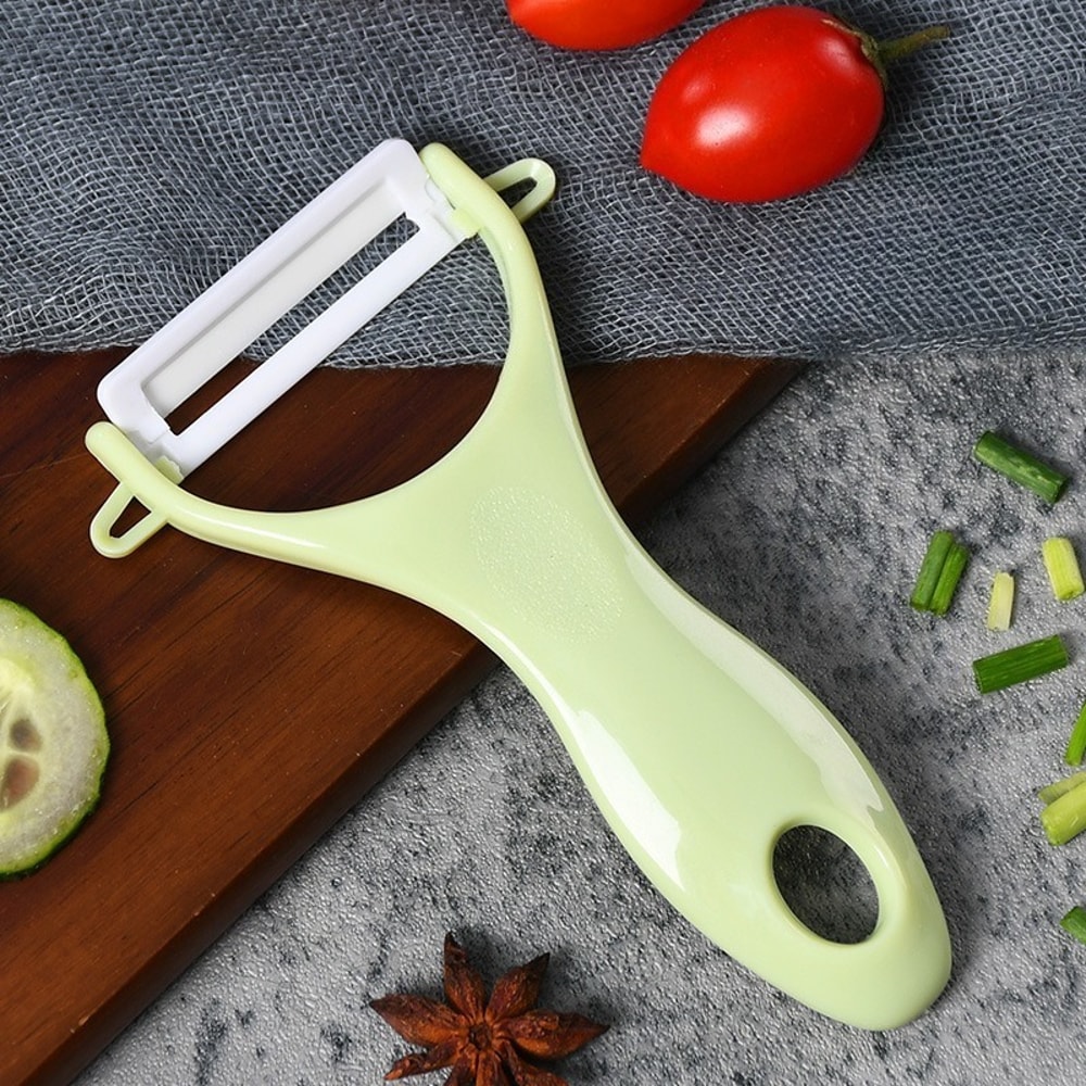 Ceramic Blade Vegetable Peeler Ergonomic Kitchen Tool For Potatoes Carrots Fruits 7