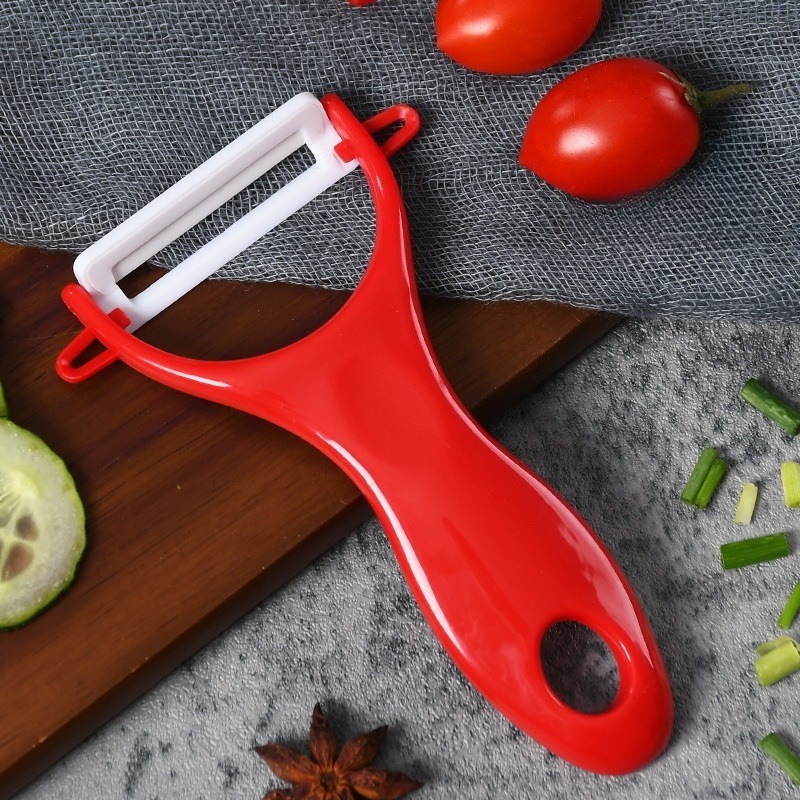 Ceramic Blade Vegetable Peeler Ergonomic Kitchen Tool For Potatoes Carrots Fruits 6