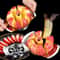 Stainless Steel Fruit Slicer And Peeler Set Easy Apple Cutter And Citrus Prep Tool 2