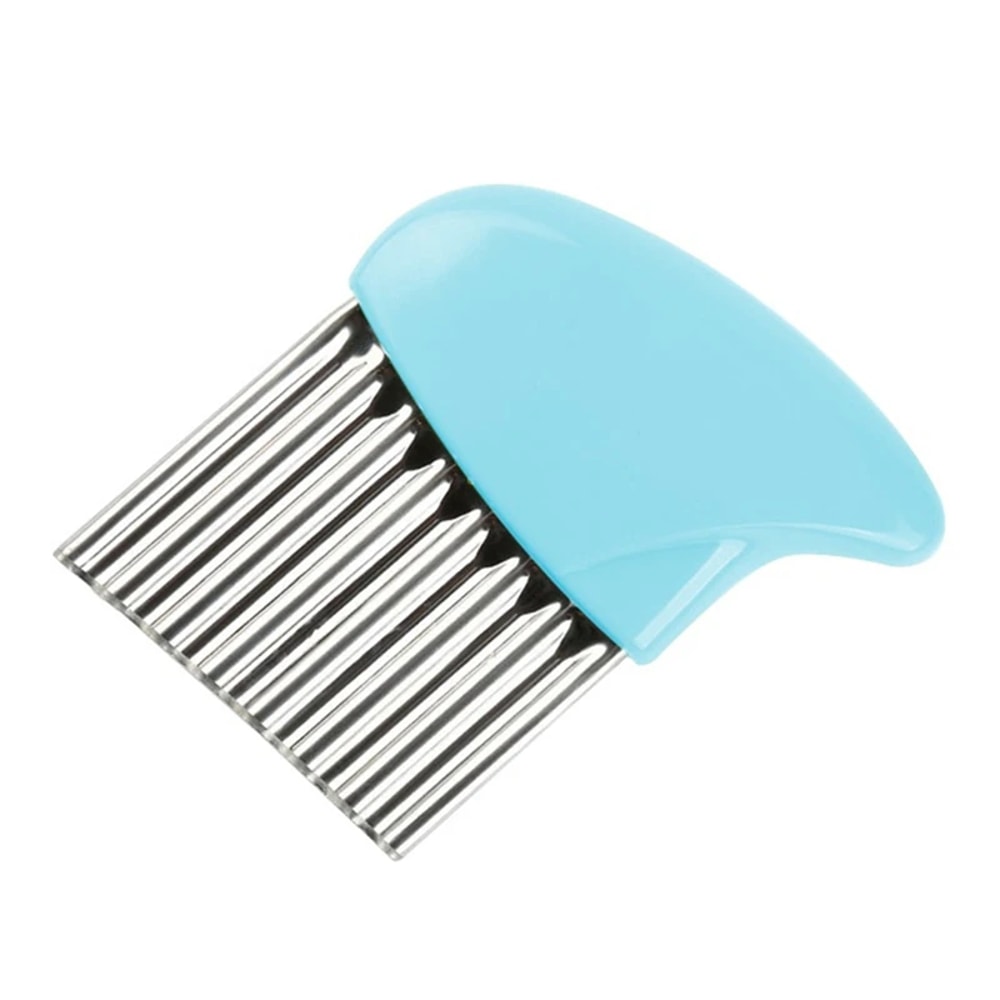 Multi Use Crinkle Cutter French Fry Cutter Vegetable Slicer For Perfect Wavy Chips 6