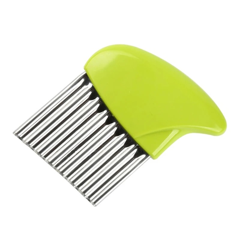 Multi Use Crinkle Cutter French Fry Cutter Vegetable Slicer For Perfect Wavy Chips 7