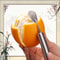 Stainless Steel Orange Peeler Tool with Ergonomic Handle Easy Citrus Peeling Cutter