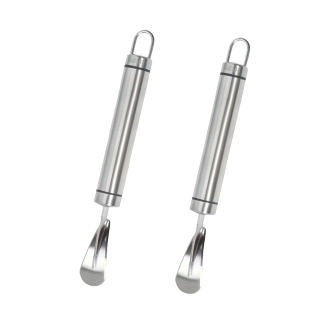 Stainless Steel Orange Peeler Tool with Ergonomic Handle Easy Citrus Peeling Cutter