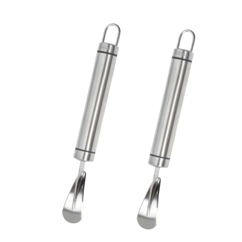 Stainless Steel Orange Peeler Tool with Ergonomic Handle Easy Citrus Peeling Cutter