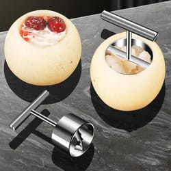 stainless steel apple corer tool easy twist fruit core remover for apples and pears