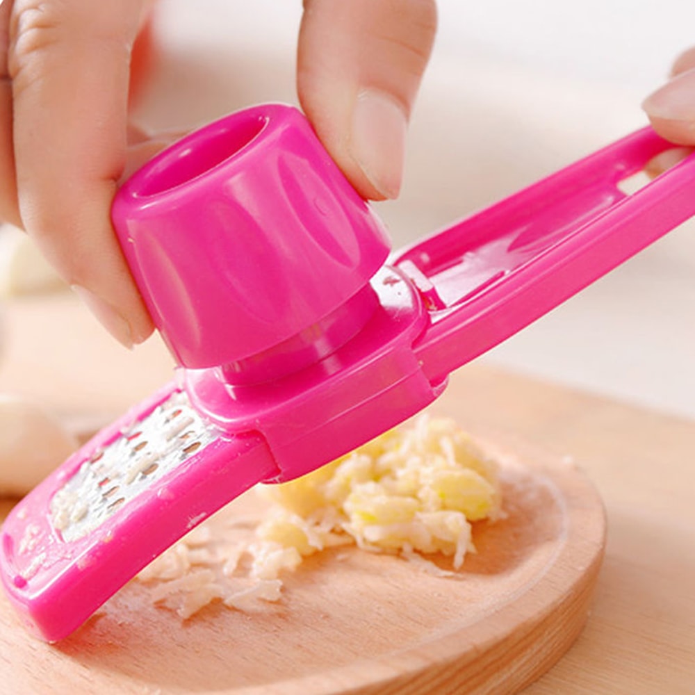 Mini Manual Garlic Press Grinder Ginger Mincer Kitchen Tool 4
