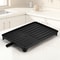 Heavy Duty Under Sink Storage Organizer with Drain Board Dish Drying Rack Clog Resistant Drain System