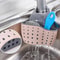 Adjustable Kitchen Sink Faucet Hanging Organizer Basket Sink Caddy Sponge Holder 3