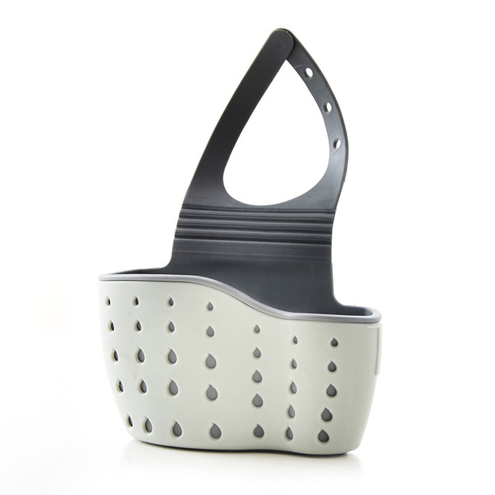 Adjustable Kitchen Sink Faucet Hanging Organizer Basket Sink Caddy Sponge Holder 8