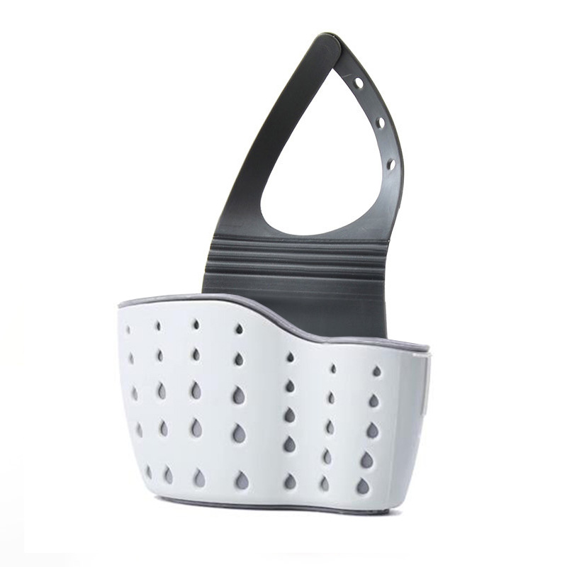 Adjustable Kitchen Sink Faucet Hanging Organizer Basket Sink Caddy Sponge Holder 6