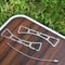 Portable Stainless Steel Steaming Rack Foldable Cross Stove Rack Kitchen Camping Steamer Stand 2