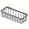 Self Draining Kitchen Sink Sponge Holder & Rag Organizer Rack Large Capacity Countertop Storage Caddy