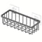 Self Draining Kitchen Sink Sponge Holder & Rag Organizer Rack Large Capacity Countertop Storage Caddy