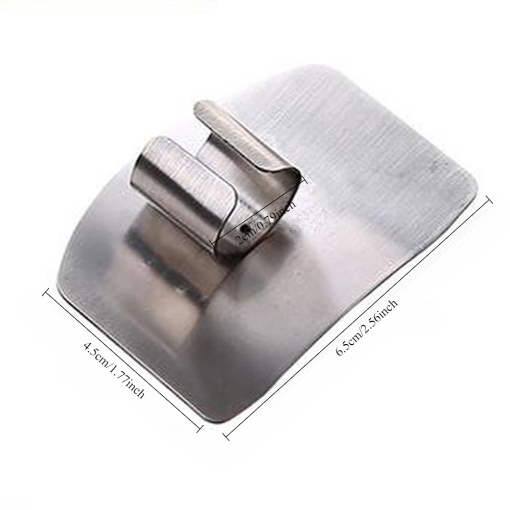 Stainless Steel Finger Guard Kitchen Knife Finger Protector For Safe Cutting 3