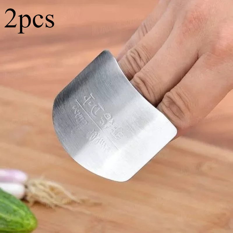 Stainless Steel Finger Guard Kitchen Knife Finger Protector For Safe Cutting 7