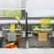 Kitchen Sink Stainless Steel Organizer Rack Sponge Holder Faucet Storage Drain Shelf 1