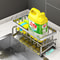 Kitchen Sink Stainless Steel Organizer Rack Sponge Holder Faucet Storage Drain Shelf 3