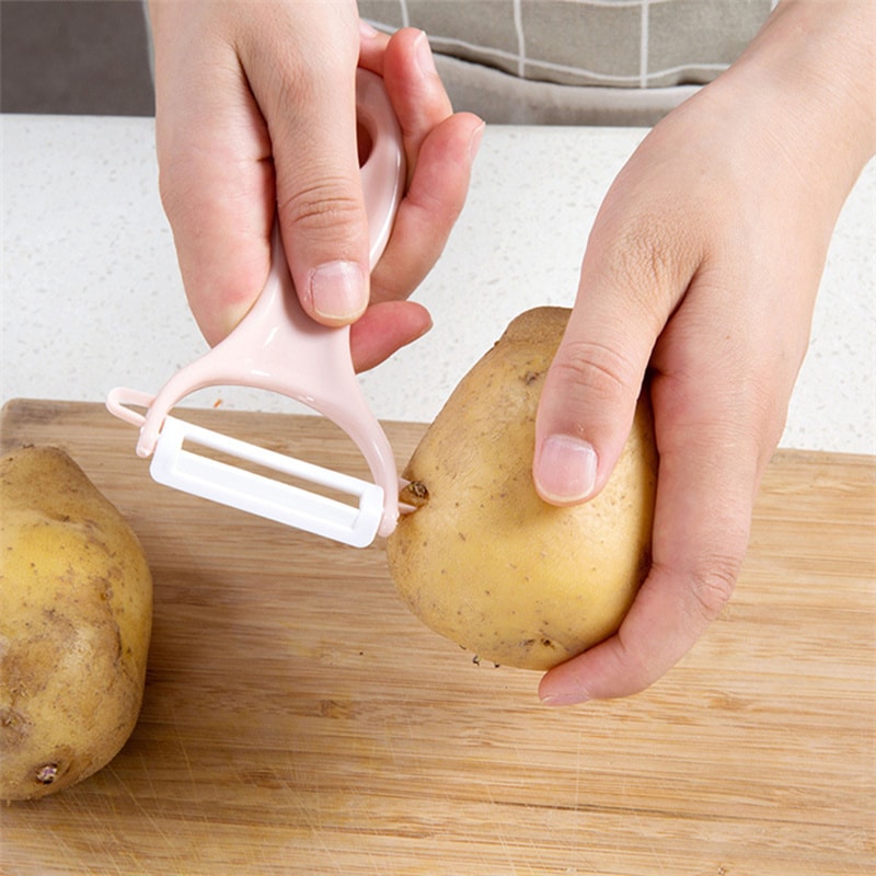 Ceramic Vegetable Fruit Peeler Ergonomic Kitchen Potato Carrot Cucumber Peeler Tool 4