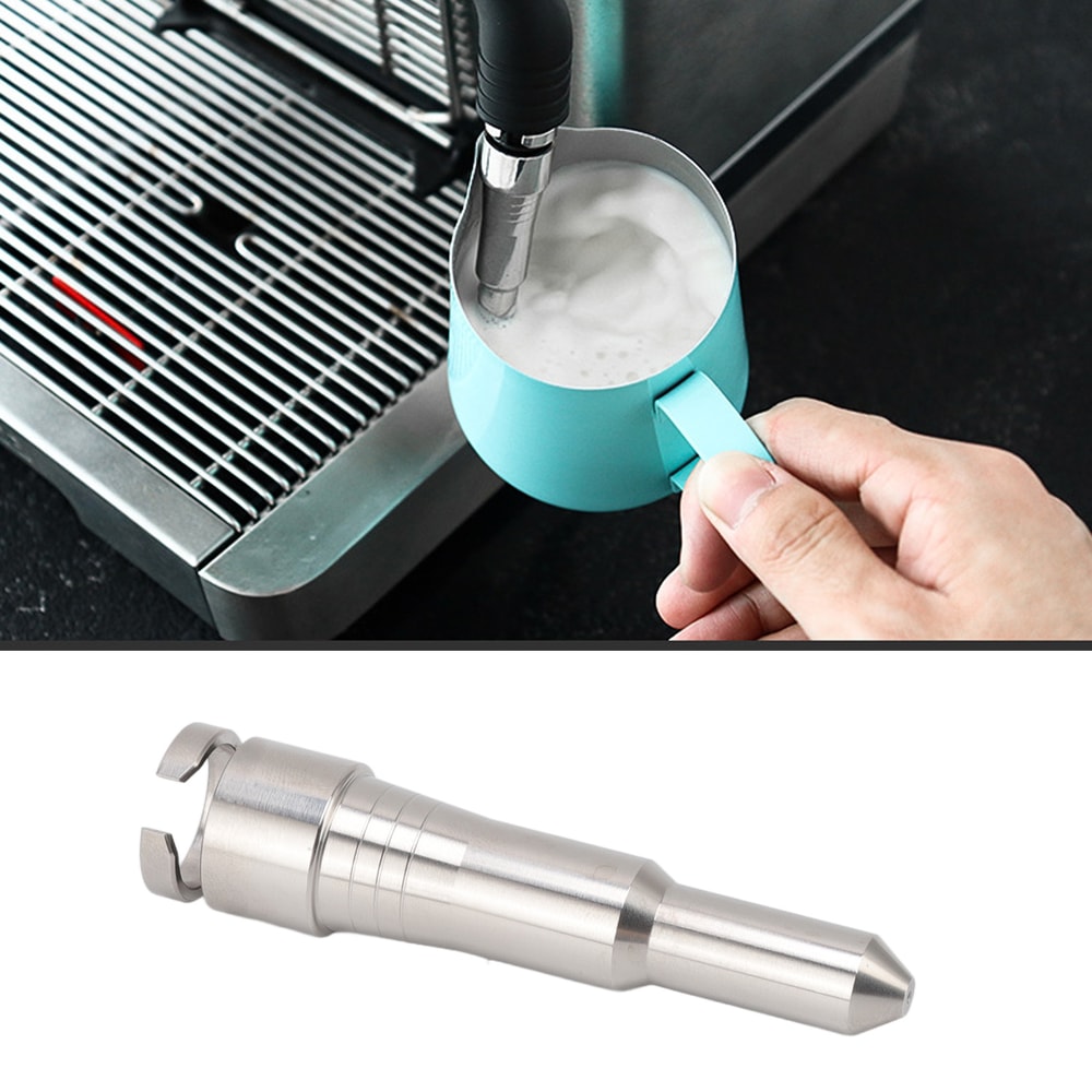 Professional Stainless Steel Coffee Steam Nozzle with Open Button Control for Espresso Machines