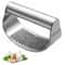 Stainless Steel Garlic Press Garlic Crusher Ergonomic Kitchen Gadget 5