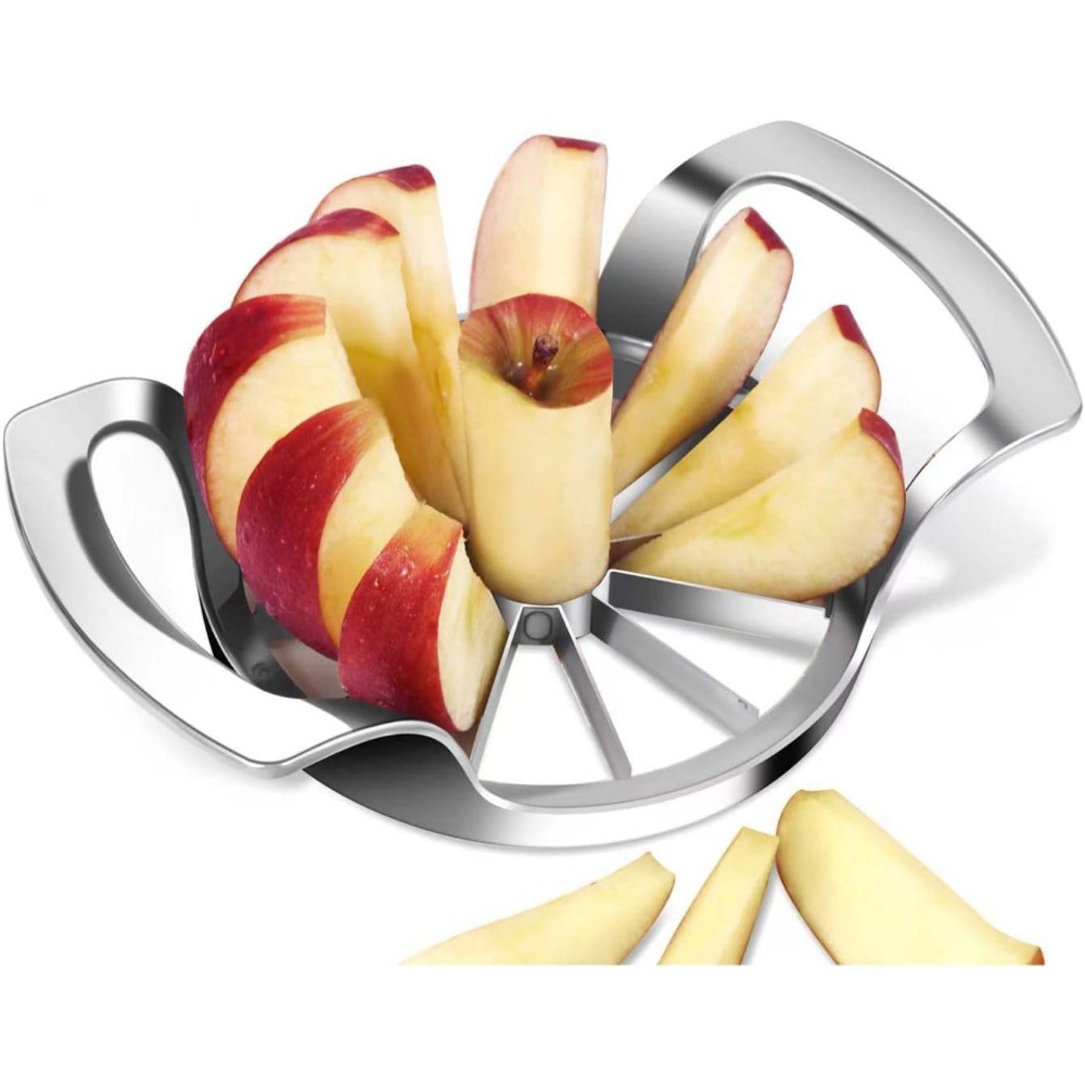 Extra Large Stainless Steel Apple Slicer & Fruit Corer Cutter