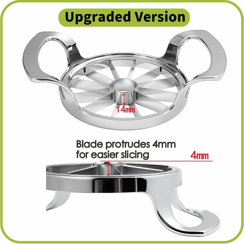 Extra Large Stainless Steel Apple Slicer & Fruit Corer Cutter