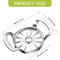 Extra Large Stainless Steel Apple Slicer & Fruit Corer Cutter