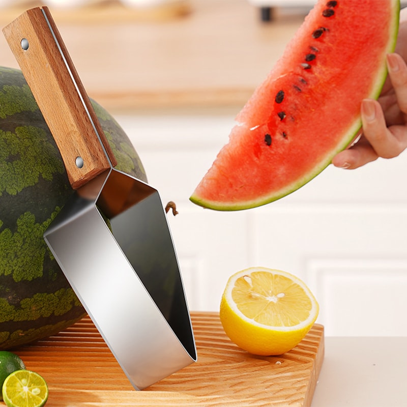 Stainless Steel Watermelon Slicer Tool Fruit Cutter Divider For Easy Uniform Slices 4