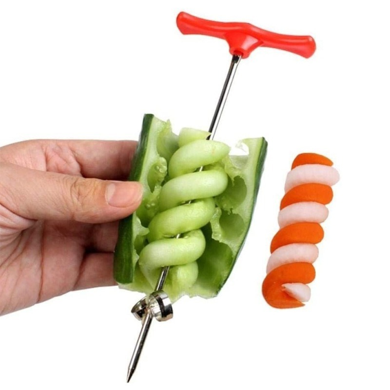 Vegetable Spiralizer & Manual French Fry Cutter for Creative Cooking