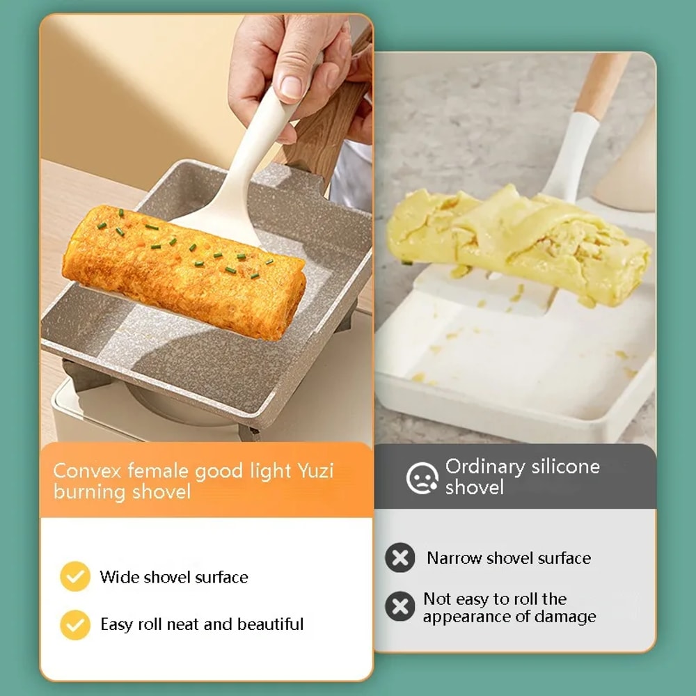 Premium Silicone Cooking Spatula Set Non Stick Heat Resistant Kitchen Scraper Tool 2