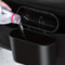 Compact Car Trash Can Mini Car Garbage Bin with Leakproof Lid and Space Saving Car Organizer