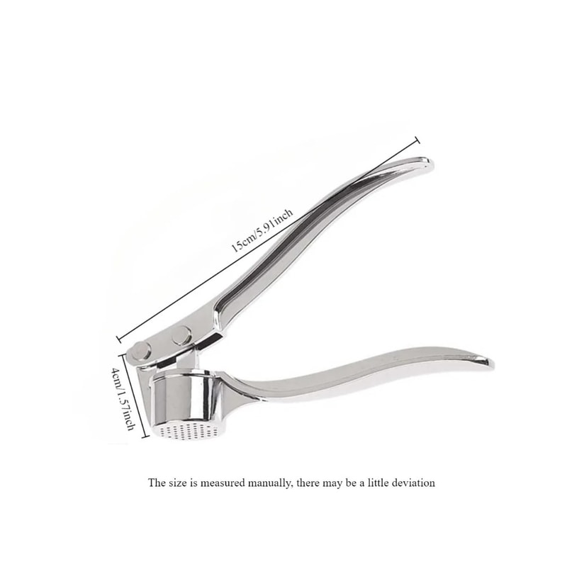 Heavy Duty Garlic Press Stainless Steel Crusher Easy Clean Kitchen Mincer 6