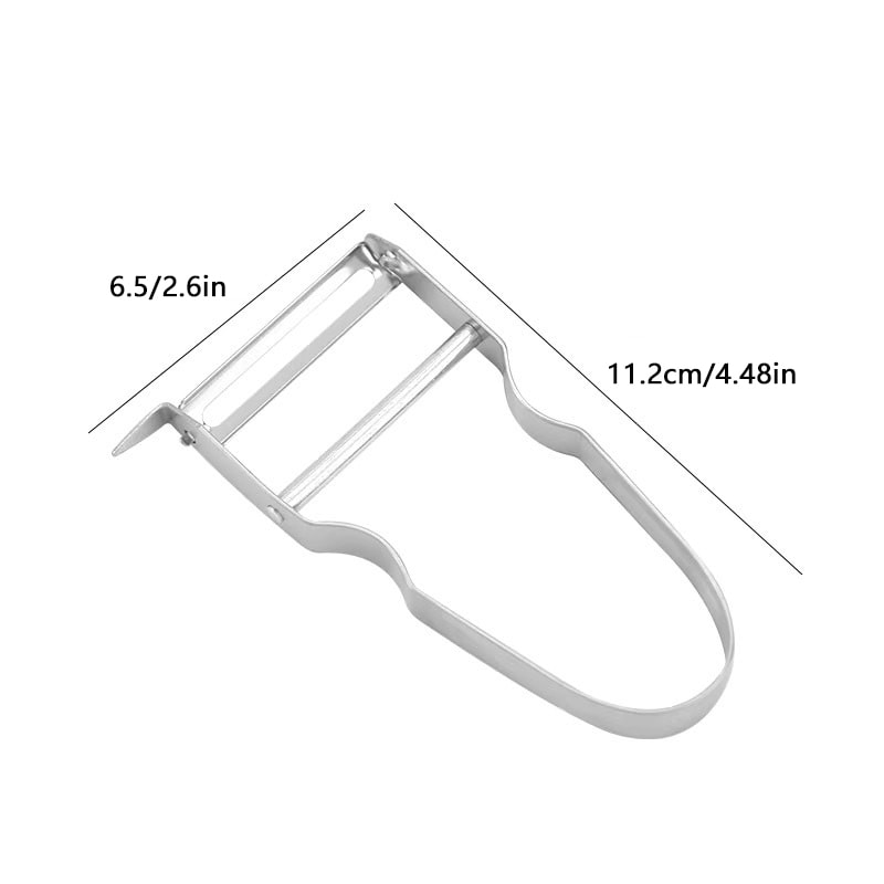 Stainless Steel Vegetable Peeler, Kitchen Grater & Scraper Multi Use Kitchen Tool