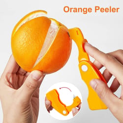 creative citrus orange peeler tool easy grip fruit peeler stripper for effortless citrus opening